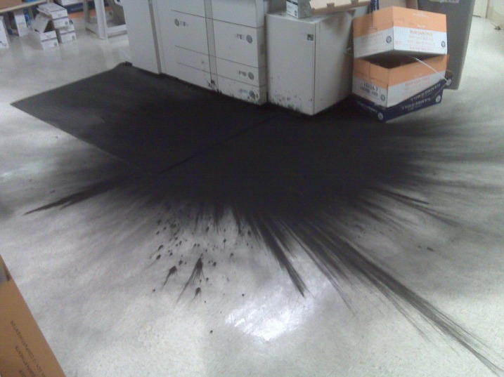 ulovlig Fremtrædende Anmeldelse 7 steps to clean up a copier toner spill | RK Black, Inc. | Oklahoma City,  OK