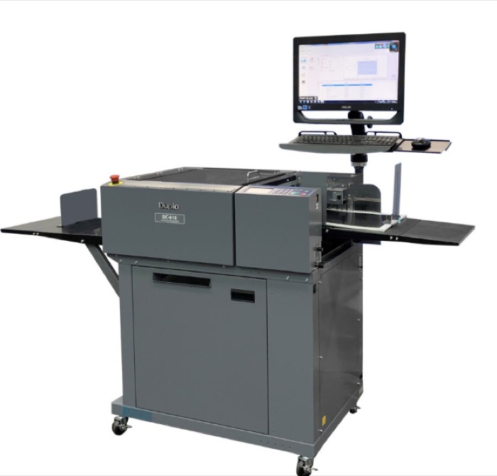 Duplo slitter, cutter and creaser finishing system